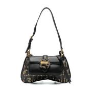 Zwarte Schoudertas van Eco Leer Just Cavalli , Black , Dames