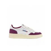 Medalist Low Leren Sneakers Autry , Purple , Unisex