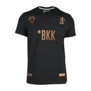 Blauw T-shirt voor mannen Bikkembergs , Black , Heren