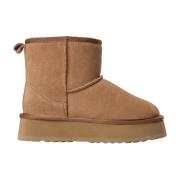 Teddy Boot in Tan Suède Sofie Schnoor , Beige , Dames