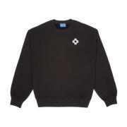 Crewneck Sweatshirt Bally , Black , Heren