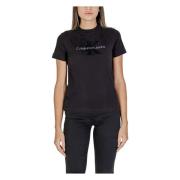 Herfst/Winter Dames T-shirts Collectie Calvin Klein Jeans , Black , Da...