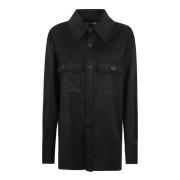 Zwarte Chemise Shirt Saint Laurent , Black , Dames