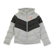 Sportieve synthetische jas in Lt Smoke Grey/Black/Bright Crimson Nike ...