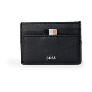 Heren Kaarthouder Geldclip Hugo Boss , Black , Heren