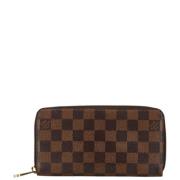 Pre-owned Leather wallets Louis Vuitton Vintage , Brown , Dames