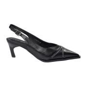 Zwarte stiletto met verstelbare band Sofie Schnoor , Black , Dames