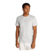 Geborduurd logo katoenen T-shirt - Klassiek Calvin Klein , Gray , Here...