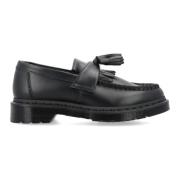 Zwarte Gesloten Loafers met Franjedetail Dr. Martens , Black , Heren