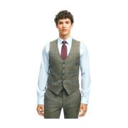 Grijze wollen vest Brooks Brothers , Green , Heren