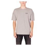 Heren Katoenen T-Shirt Lente/Zomer Collectie Emporio Armani EA7 , Gray...