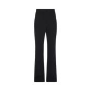 Wijde zwarte broek met jaren 70 stijl Max Mara Studio , Black , Dames