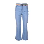 Flared Jeans voor Dames - Bluaw Love Moschino , Blue , Dames