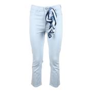 Lyocell Katoen Elastomultiester Spandex Jeans Guess , Blue , Dames