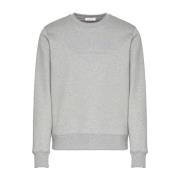 Grijze Logo Sweatshirt Stijlvol Comfort Valentino , Gray , Heren