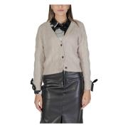 Herfst/Winter Dames Gebreide Kleding Collectie Vila , Beige , Dames