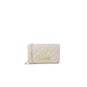 Beige Handtas Herfst/Winter Collectie Love Moschino , Beige , Dames