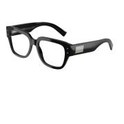 Elegante vierkante montuur bril Dolce & Gabbana , Black , Unisex