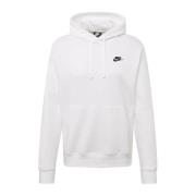 Sportswear Club Fleece Pullover Hoodie Nike , White , Heren