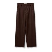 Bruin Gestreepte Relaxte Broek Sofie Schnoor , Brown , Dames