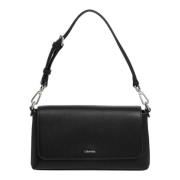 Stijlvolle Caviar Schoudertas Calvin Klein , Black , Dames