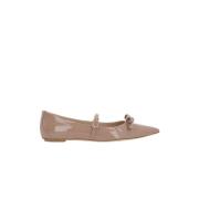 Roze lakleren Mary-Jane platte schoenen Stuart Weitzman , Brown , Dame...