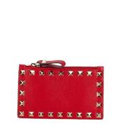 Pre-owned Leather wallets Valentino Vintage , Red , Dames