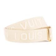 Pre-owned Canvas belts Louis Vuitton Vintage , Beige , Dames