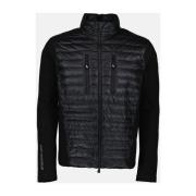 Bi-material Jas Moncler , Black , Heren