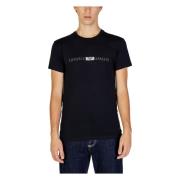 Mannen Herfst/Winter T-shirt en Polo Emporio Armani , Black , Heren