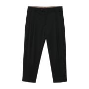 Heren Zwarte Chinos Broek Briglia , Black , Heren