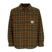 Gewatteerd Flanellen Overhemdjack Geruite Stijl Carhartt Wip , Brown ,...