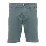 Stijlvolle Bermuda Shorts voor Mannen Jacob Cohën , Green , Heren