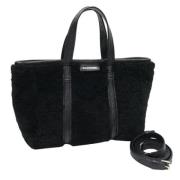 Pre-owned Wool balenciaga-bags Balenciaga Vintage , Black , Dames