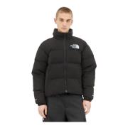 Geborduurde Nuptse Donsjas The North Face , Black , Heren