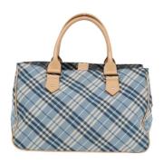 Pre-owned Fabric handbags Burberry Vintage , Blue , Dames