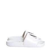 Dames Hoofdband Slippers Lente/Zomer Collectie Armani Exchange , White...