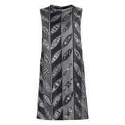 Zijden Girandole Print Jurk Emilio Pucci , Gray , Dames