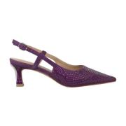 Stilettohak schoen met strass Alma EN Pena , Purple , Dames