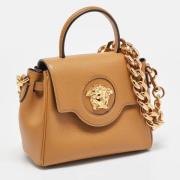 Pre-owned Leather handbags Versace Pre-owned , Brown , Dames