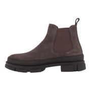 Suede Chelsea Boot Copenhagen Shoes , Brown , Heren