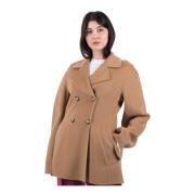 Beige Jas Stijlvol Model Sportmax , Beige , Dames