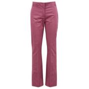 Casual Katoenen Broek Drumohr , Pink , Dames