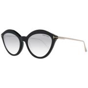 Zwarte Dames Cat Eye Zonnebril Tom Ford , Black , Dames