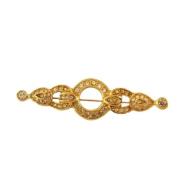 Pre-owned Metal dior-jewelry Dior Vintage , Yellow , Dames