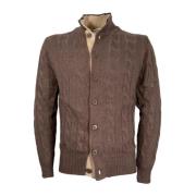 Bruine Cashmere en Wol Vest Cashmere Company , Brown , Heren