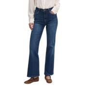 Hoge Taille Flare Jeans Pepe Jeans , Blue , Dames