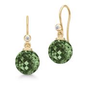 Peridot Crystal Globe Oorbellen Julie Sandlau , Green , Dames