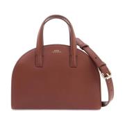 Halvemaan Leren Tote Tas A.p.c. , Brown , Dames