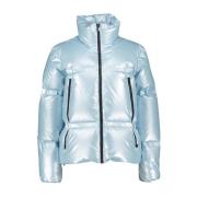 Korte gewatteerde parka met hoge kraag Jott , Blue , Dames